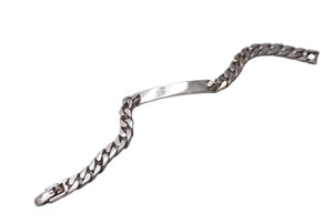 HERMES エルメス IDブレスレット ヴィンテージ シルバー925 HERMES エルメス IDブレスレット ヴィンテージ シルバー925