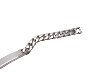 Load image into Gallery viewer, HERMES エルメス IDブレスレット ヴィンテージ シルバー925 マルジェラ期 重量27.3g 全長19cm アクセサリー ジュエリー 美品 中古 64430