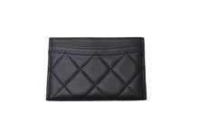 Load image into Gallery viewer, CHANEL シャネル カードケース マトラッセ ココマーク 11番台 2007年 キャビアスキン ブラック ゴールド金具 美品 中古 64432