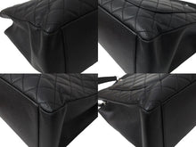 Load image into Gallery viewer, CHANEL シャネル GST チェーントートバッグ ココマーク 18番台 A50995 キャビアスキン ブラック シルバー 美品 中古 64436