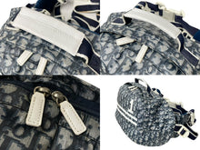 Load image into Gallery viewer, ChristianDior クリスチャンディオール NO1ボディバッグ BO F 0018 PVC レザー ナイロン ブルー ネイビー ホワイト 美品 中古 64441
