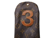 Load image into Gallery viewer, LouisVuitton ルイヴィトン ゴルフクラブヘッドカバー 3番 1990 843 ブラウン モノグラムキャンバス ゴールド金具 美品 中古 64443