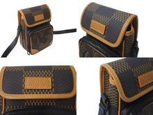 Load image into Gallery viewer, LOUISVUITTON ルイヴィトン アマゾンメッセンジャー ショルダーバッグ N40357 FO3270 ブラウン ブラック 美品 中古 64452