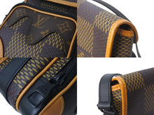 Load image into Gallery viewer, LOUISVUITTON ルイヴィトン アマゾンメッセンジャー ショルダーバッグ N40357 FO3270 ブラウン ブラック 美品 中古 64452