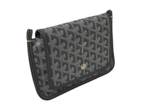 Load image into Gallery viewer, 新品未使用 GOYARD ゴヤール プリュメ ポーチウォレット ショルダーバッグ PLUMETPMLTY51CL51P グレー 64455