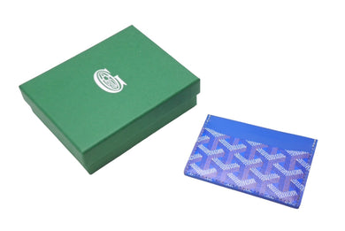 新品未使用 GOYARD ゴヤール サンシュルピス カードケース STSULPPMLTY10CL10X ブルー 64458