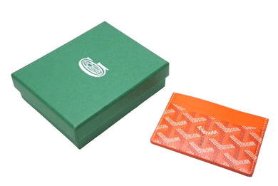 新品未使用 GOYARD ゴヤール サンシュルピス カードケース STSULPPMLTY07CL07X オレンジ 64460