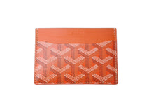 Load image into Gallery viewer, 新品未使用 GOYARD ゴヤール サンシュルピス カードケース STSULPPMLTY07CL07X オレンジ 64460