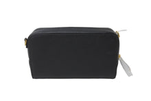 Load image into Gallery viewer, 新品未使用 ChristianDior クリスチャンディオール カロ ダブルポーチ ショルダーバッグ ブラック レザー ゴールド金具 64466