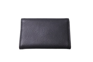 極美品 CHANEL シャネル カードケース スキーモチーフ ココマーク ラムスキン 28番台 2019年 ブラック シルバー金具 中古 64476