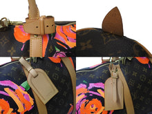 Load image into Gallery viewer, 極美品 LOUIS VUITTON ルイヴィトン ボストンバッグ M48605 モノグラムローズ キーポル50 ブラウン ゴールド金具 中古 64486