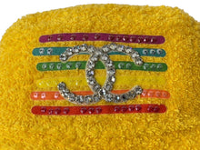 Load image into Gallery viewer, 極美品 CHANEL シャネル Pharrell Williams ファレル ウィリアムス 2019SS 限定 パイル地 バケットハット L 帽子 イエロー 中古 64488