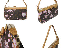 Load image into Gallery viewer, LOUIS VUITTON ルイ ヴィトン 村上隆 ポシェットアクセソワール ポーチ M92006 モノグラムチェリーブロッサム 美品 中古 64489