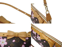 Load image into Gallery viewer, LOUIS VUITTON ルイ ヴィトン 村上隆 ポシェットアクセソワール ポーチ M92006 モノグラムチェリーブロッサム 美品 中古 64489