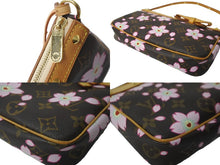 Load image into Gallery viewer, LOUIS VUITTON ルイ ヴィトン 村上隆 ポシェットアクセソワール ポーチ M92006 モノグラムチェリーブロッサム 美品 中古 64489