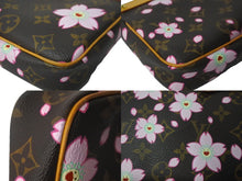 Load image into Gallery viewer, LOUIS VUITTON ルイ ヴィトン 村上隆 ポシェットアクセソワール ポーチ M92006 モノグラムチェリーブロッサム 美品 中古 64489