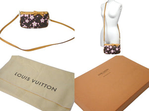 LOUIS VUITTON ルイ ヴィトン 村上隆 ポシェットアクセソワール ポーチ M92006 モノグラムチェリーブロッサム 美品 中古 64489