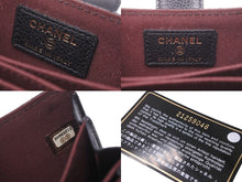 Load image into Gallery viewer, CHANEL シャネル カードケース ココマーク 21番台 ブラック シルバー金具 美品 中古 64491