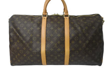 Load image into Gallery viewer, LOUIS VUITTON ルイヴィトン キーポルバンドリエール55 M41414 ボストンバッグ モノグラムキャンバス ブラウン 美品 中古 64494