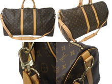 Load image into Gallery viewer, LOUIS VUITTON ルイヴィトン キーポルバンドリエール55 M41414 ボストンバッグ モノグラムキャンバス ブラウン 美品 中古 64494