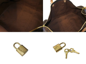 LOUIS VUITTON ルイヴィトン キーポルバンドリエール60 ボストンバッグ M41412 モノグラムキャンバス ブラウン 美品 中古 64495