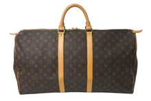 Load image into Gallery viewer, LOUIS VUITTON ルイヴィトン キーポル55 ボストンバッグ M41414 モノグラム ブラウン ゴールド金具 美品 中古 64496
