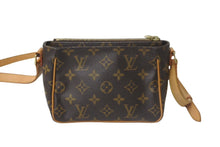 Load image into Gallery viewer, LOUIS VUITTON ルイヴィトン ショルダーバッグ M51165 ヴィバシテPM ブラウン モノグラム ゴールド金具 美品 中古 64498