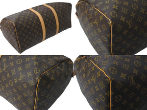 極美品 LOUIS VUITTON ルイヴィトン キーポル50 ボストンバッグ モノグラム M41426 ブラウン ゴールド金具 中古 64499