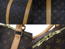 Load image into Gallery viewer, 極美品 LOUIS VUITTON ルイヴィトン キーポル50 ボストンバッグ モノグラム M41426 ブラウン ゴールド金具 中古 64499