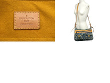 Load image into Gallery viewer, LOUIS VUITTON ルイヴィトン モノグラムデニム バギーPM ロングショルダー付き ショルダーバッグ M95049 ブルー 美品 中古 64503