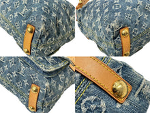 Load image into Gallery viewer, LOUIS VUITTON ルイヴィトン モノグラムデニム バギーPM ロングショルダー付き ショルダーバッグ M95049 ブルー 美品 中古 64503