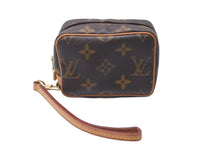 Load image into Gallery viewer, LOUIS VUITTON ルイ ヴィトン トゥルースワピティ ポーチ M58030 モノグラムキャンバス ブラウン ゴールド金具 美品 中古 64504