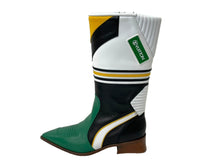 画像をギャラリービューアに読み込む, 未使用 LOUIS VUITTON ルイヴィトン フラッグスライン レザー ロングブーツ 2022年 クルーズコレクション マルチカラー サイズ39 中古 64505
