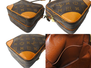 LOUIS VUITTON ルイ ヴィトン アマゾン ショルダーバッグ モノグラム M45236 PVC ブラウン 良品 中古 64508