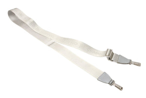 CHANEL シャネル ショルダーストラップ ココマーク グレー シルバー レザー 美品 中古 64515