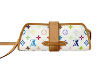 Load image into Gallery viewer, 極美品 LOUIS VUITTON ルイヴィトン バッグ シャーリー 村上隆 モノグラムマルチカラー ホワイト M40049 ゴールド金具 中古 64523