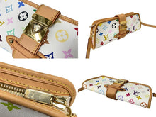Load image into Gallery viewer, 極美品 LOUIS VUITTON ルイヴィトン バッグ シャーリー 村上隆 モノグラムマルチカラー ホワイト M40049 ゴールド金具 中古 64523