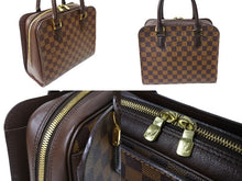 Load image into Gallery viewer, LOUIS VUITTON ルイ ヴィトン トリアナ ハンドバッグ N51155 ダミエ エベヌ キャンバス ブラウン 美品 中古 64529
