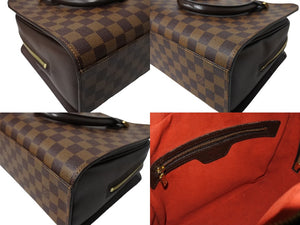 LOUIS VUITTON ルイ ヴィトン トリアナ ハンドバッグ N51155 ダミエ エベヌ キャンバス ブラウン 美品 中古 64529