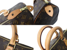 Load image into Gallery viewer, 極美品 LOUIS VUITTON ルイヴィトン ハンドバッグ スピーディー30 モノグラム M41526 PVC レザー ゴールド金具 中古 64530