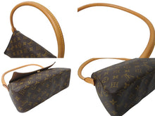 Load image into Gallery viewer, LOUIS VUITTON ルイヴィトン ハンドバッグ ミニルーピング モノグラムキャンバス ブラウン M51147 美品 中古 64532