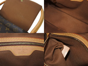 LOUIS VUITTON ルイヴィトン ハンドバッグ ミニルーピング モノグラムキャンバス ブラウン M51147 美品 中古 64532