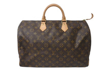 Load image into Gallery viewer, 極美品 LOUIS VUITTON ルイヴィトン ハンドバッグ スピーディ40 M41522 モノグラム ブラウン 中古 64533