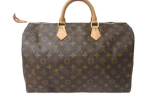 Load image into Gallery viewer, 極美品 LOUIS VUITTON ルイヴィトン ハンドバッグ スピーディ40 M41522 モノグラム ブラウン 中古 64533
