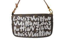 Load image into Gallery viewer, LOUIS VUITTON ルイヴィトン モノグラムグラフィティ ポシェット アクセソワール アクセサーポーチ アクセポ M92192 ブラウン ホワイト 美品 中古 64534