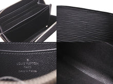 Load image into Gallery viewer, LOUIS VUITTON ルイヴィトン ジッピー コインパース M60152 エピレザー コインケース ブラック シルバー金具 美品 中古 64538