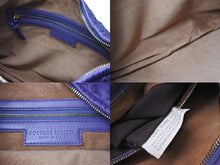 Load image into Gallery viewer, BOTTEGA VENETA ボッテガヴェネタ イントレチャート ホーボーバッグ ハンドバッグ レザー パープル ゴールド金具 良品 中古 64541