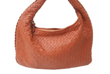 Load image into Gallery viewer, BOTTEGA VENETA ボッテガヴェネタ イントレチャート ホーボーバッグ ハンドバッグ レザー オレンジ ゴールド金具 良品 中古 64542