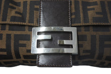 画像をギャラリービューアに読み込む, FENDI フェンディ マンマバケット ハンドバッグ ズッカ柄 ズッカブラウン シルバー金具 美品 中古 64543 