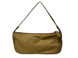 PRADA プラダ ハンドバッグ ミニバック トライアングルロゴ ミニポーチ ナイロン ブラウン 良品 中古 64545 